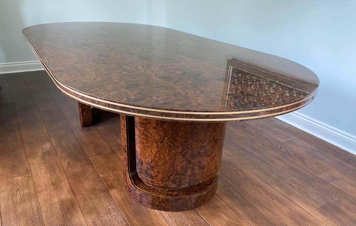 Burr Walnut Dining Table